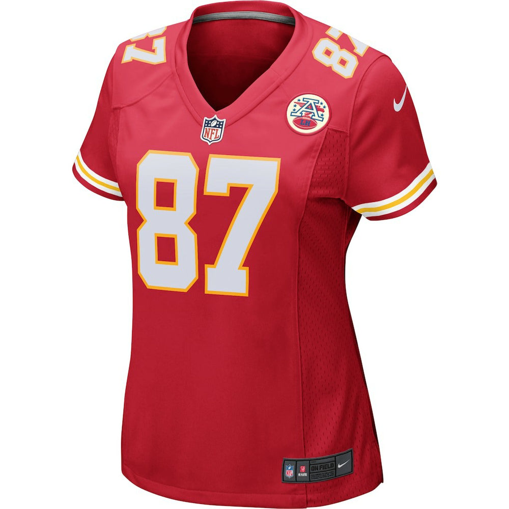Travis Kelce Kansas City Chiefs Women's Game Jersey Red