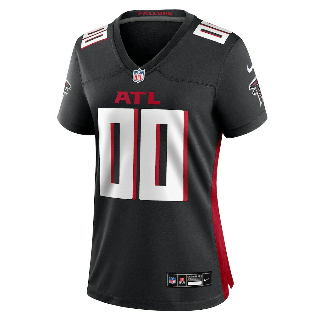Atlanta Falcons Women's Custom Game Jersey Black