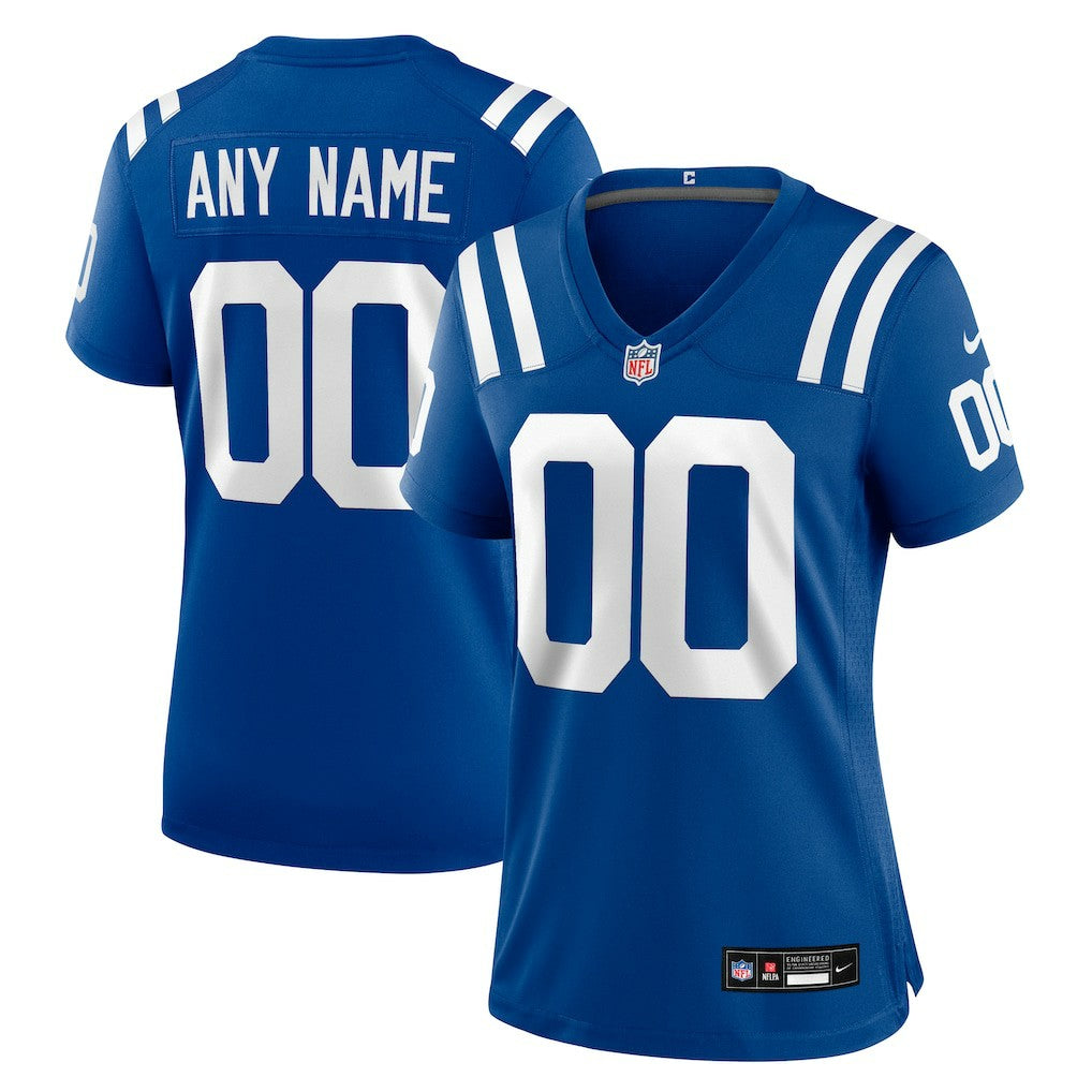 Indianapolis Colts Women's Custom Game Jersey Royal