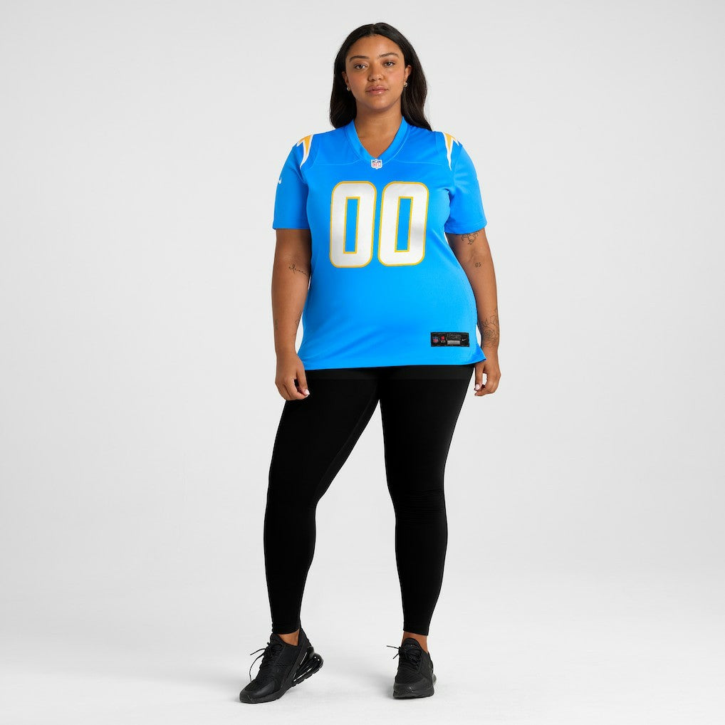 Los Angeles Chargers Women's Custom Game Jersey Powder Blue