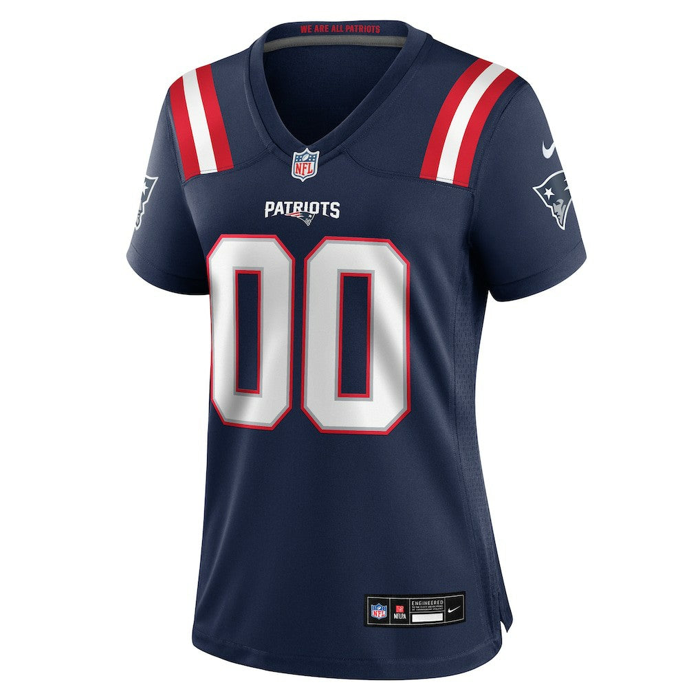 NFL New England Patriots Women's Custom Game Jersey - Navy
