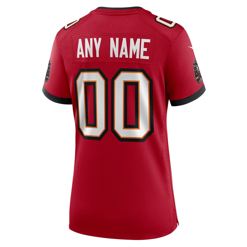 Tampa Bay Buccaneers Women's Custom Game Jersey Red