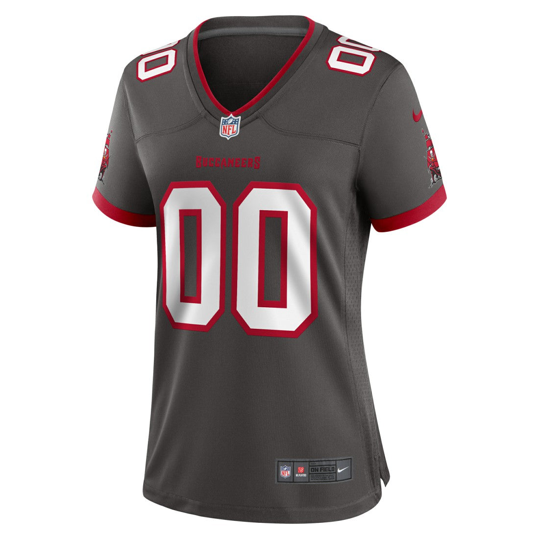 Tampa Bay Buccaneers Women's Alternate Custom Game Jersey Pewter