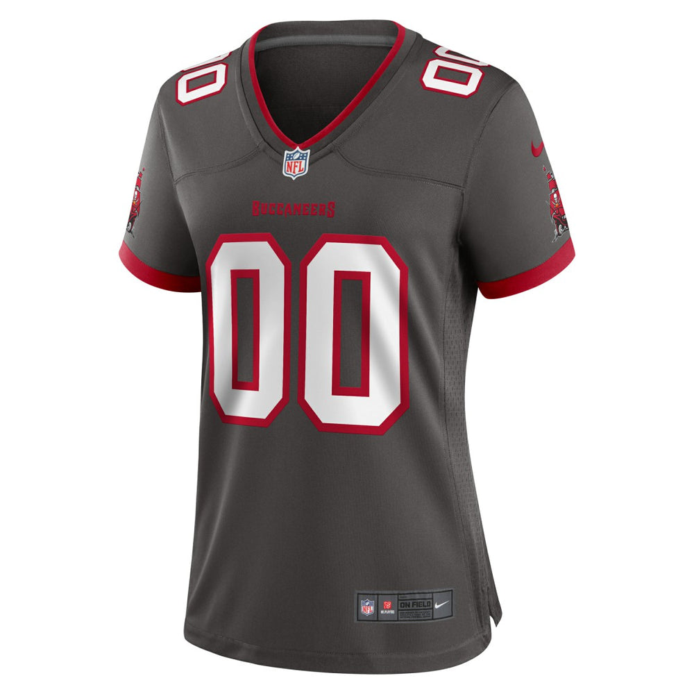Tampa Bay Buccaneers Women's Alternate Custom Game Jersey Pewter