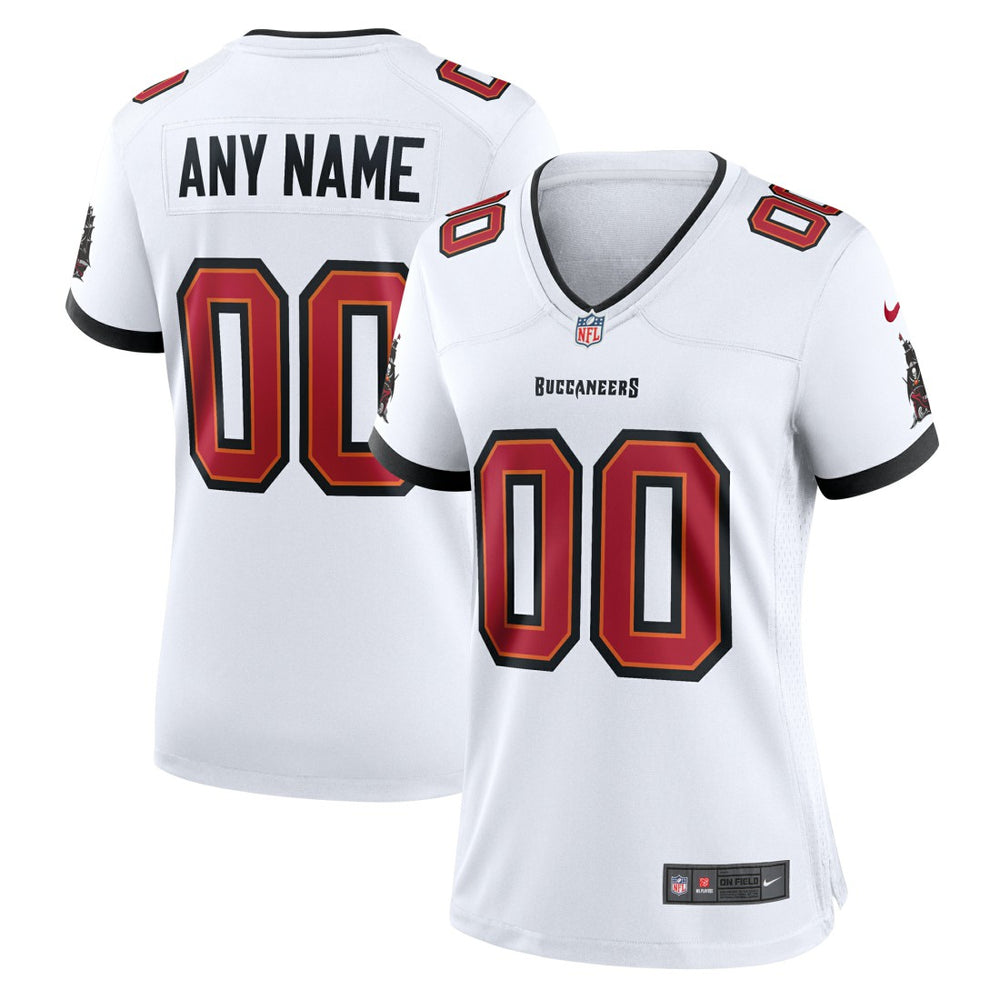 Tampa Bay Buccaneers Women's Custom Game Jersey White