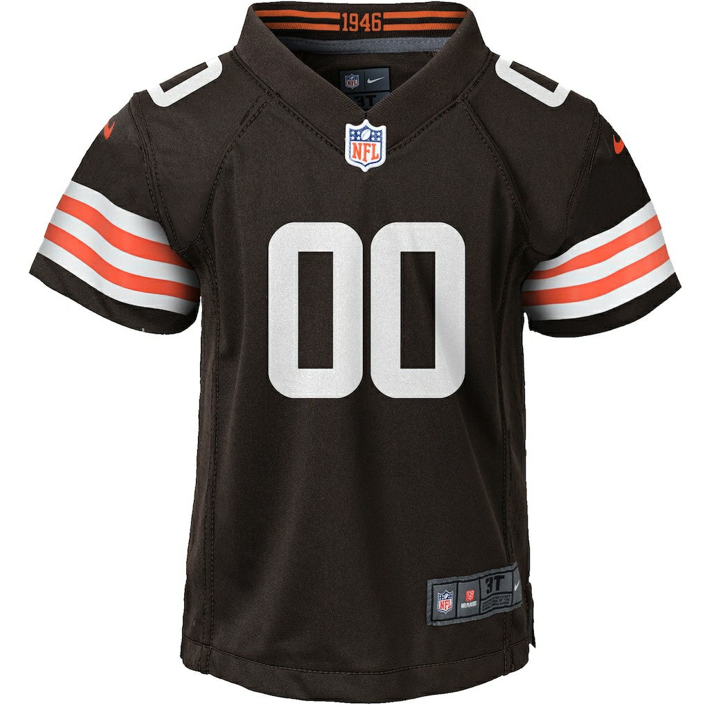 Cleveland Browns Youth Custom Game Jersey Brown