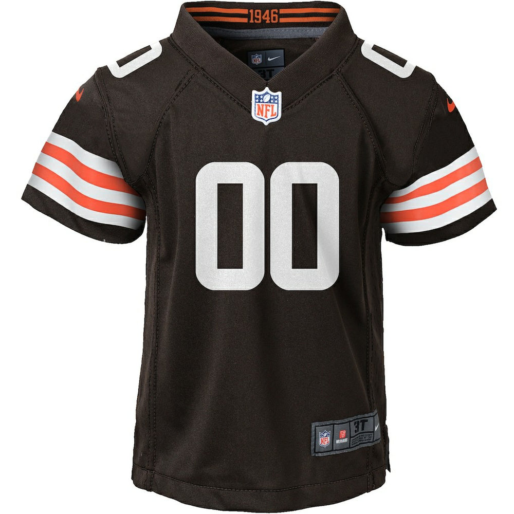 Cleveland Browns Youth Custom Game Jersey Brown