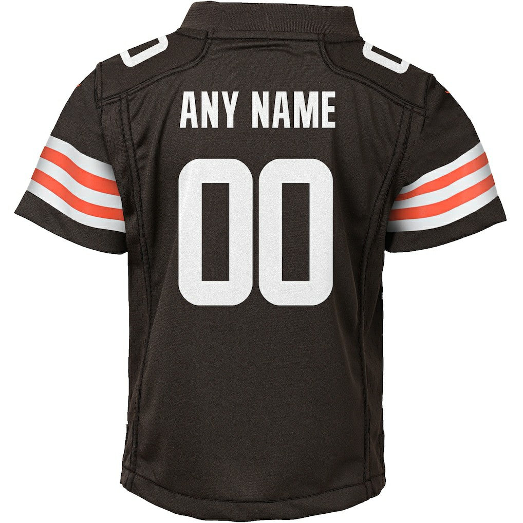 Cleveland Browns Youth Custom Game Jersey Brown