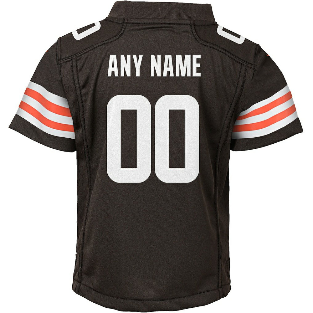 Cleveland Browns Youth Custom Game Jersey Brown