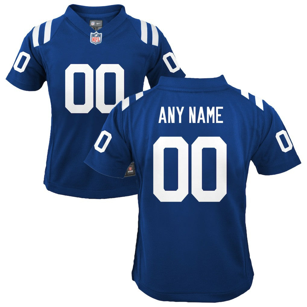 Indianapolis Colts Youth Custom Game Jersey Royal