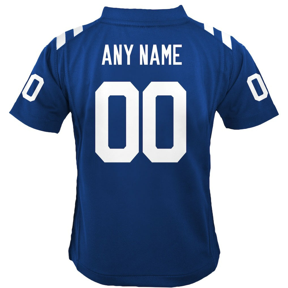 Indianapolis Colts Youth Custom Game Jersey Royal