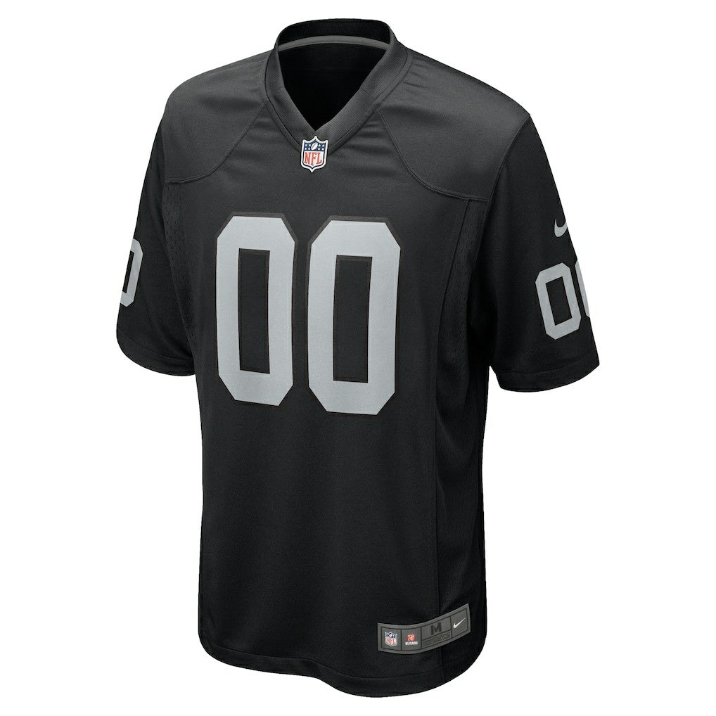 Las Vegas Raiders Youth Custom Game Jersey Black
