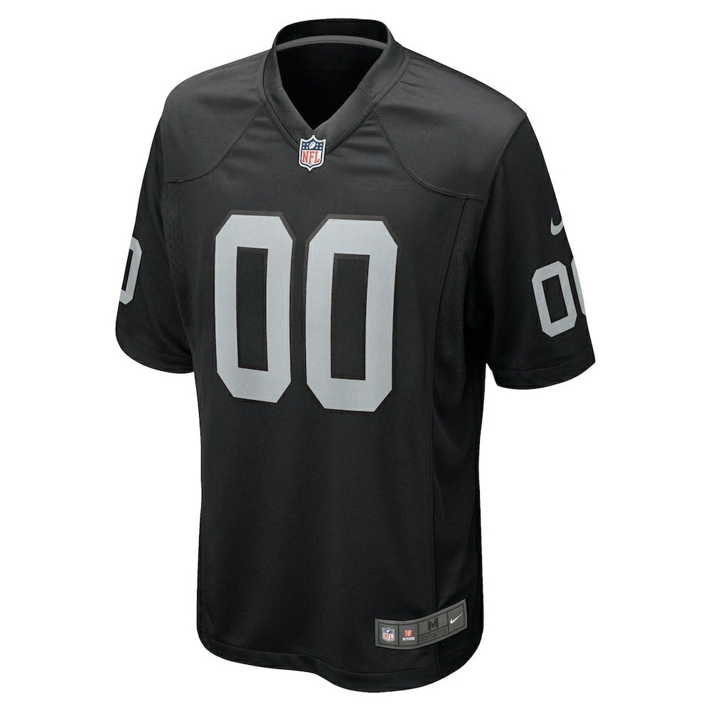 Las Vegas Raiders Youth Custom Game Jersey Black