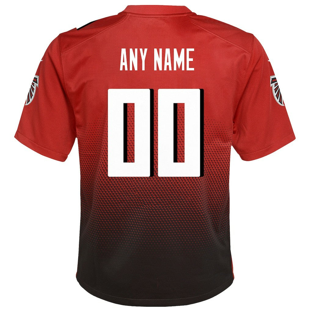 Atlanta Falcons Youth Alternate Custom Game Jersey Red