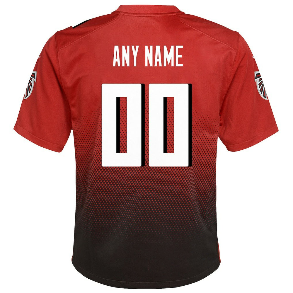 Atlanta Falcons Youth Alternate Custom Game Jersey Red
