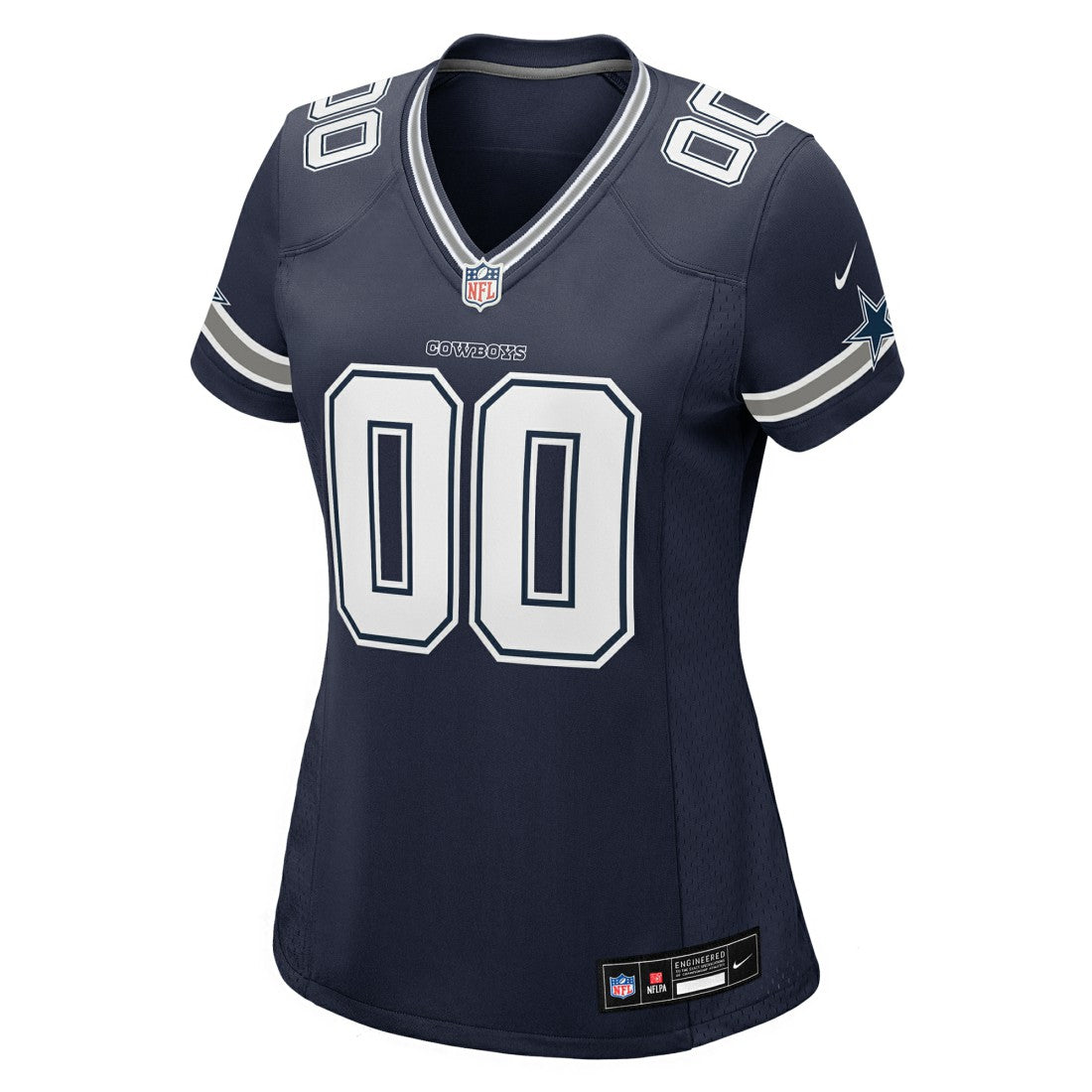 Dallas Cowboys Women's Custom Game Jersey Navy