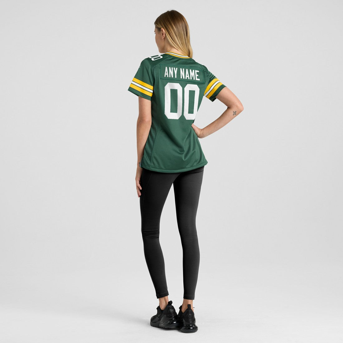 Green Bay Packers Women's Custom Game Jersey Green