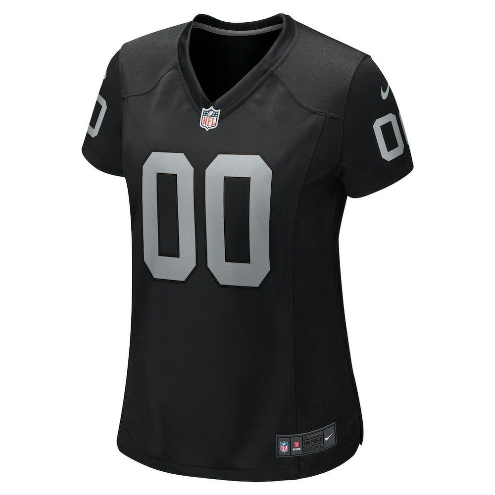 Las Vegas Raiders Women's Custom Game Jersey Black