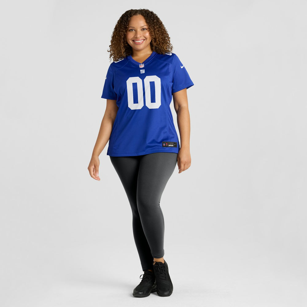 New York Giants Women's Custom Jersey Royal