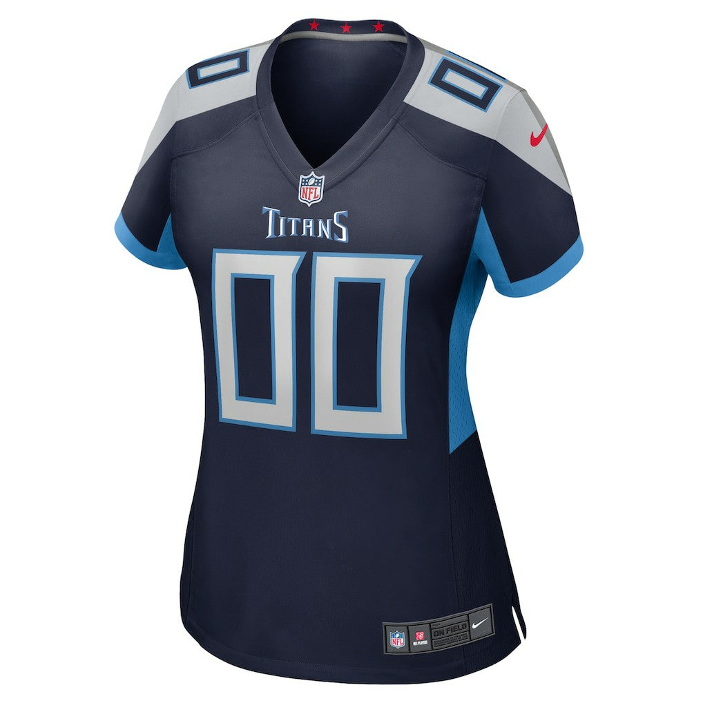 Tennessee Titans Women's Custom Game Jersey Navy