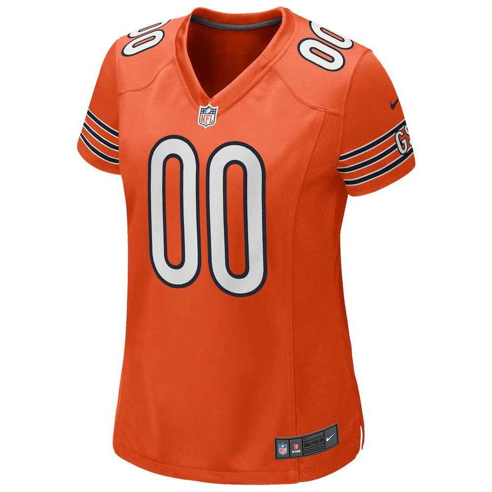 Chicago Bears Women's Alternate Custom Game Jersey Orange