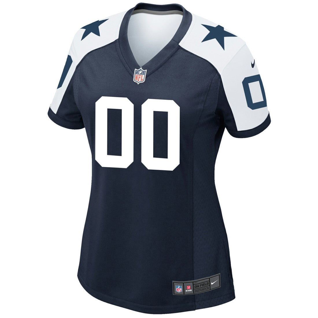 Dallas Cowboys Women's Alternate Custom Game Jersey Navy