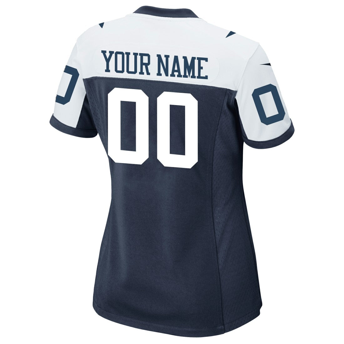 Dallas Cowboys Women's Alternate Custom Game Jersey Navy