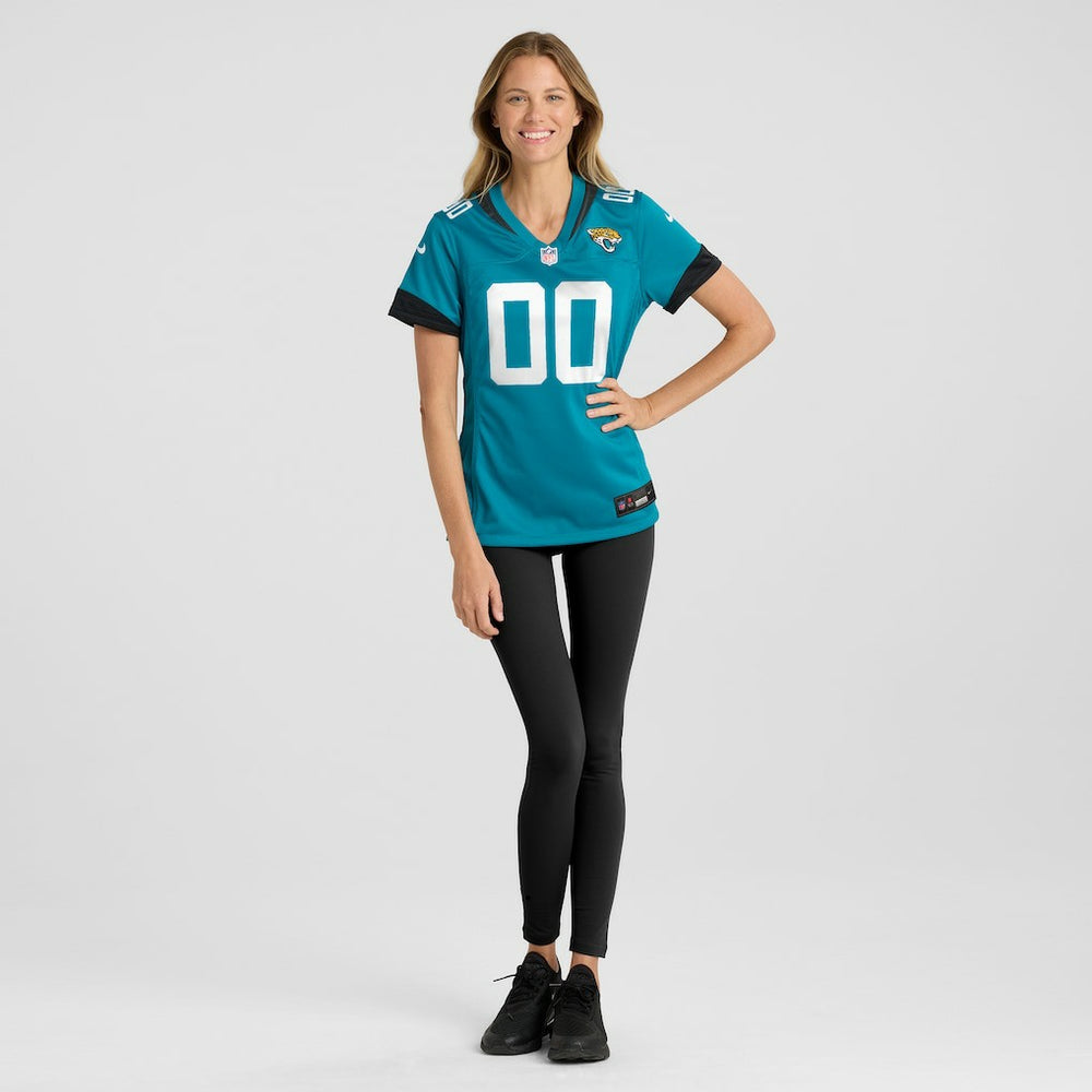 Jacksonville Jaguars Women's Custom Team Jersey Teal