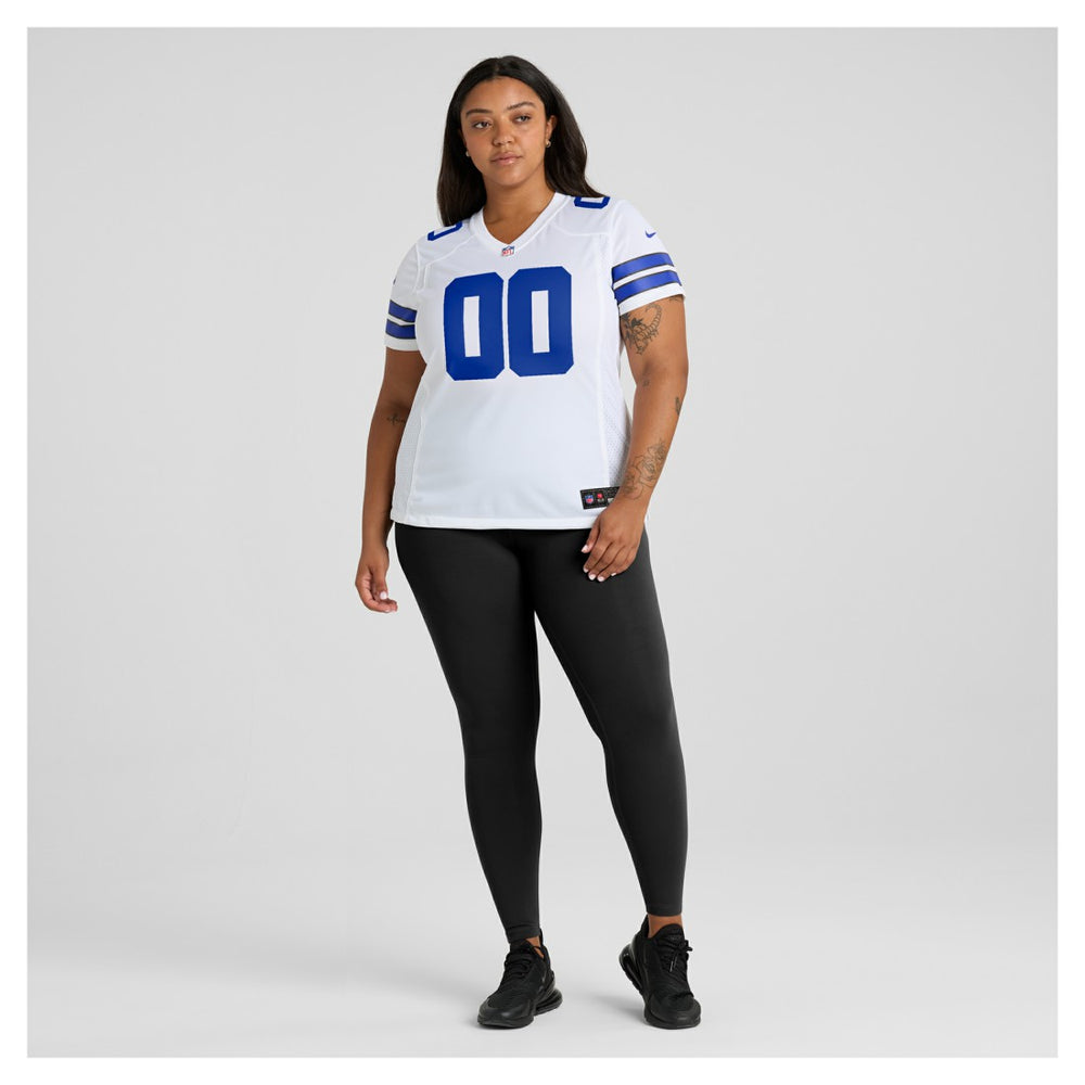 Dallas Cowboys Women's Custom Game Jersey White
