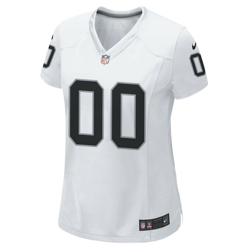 Las Vegas Raiders Women's Custom Game Jersey White