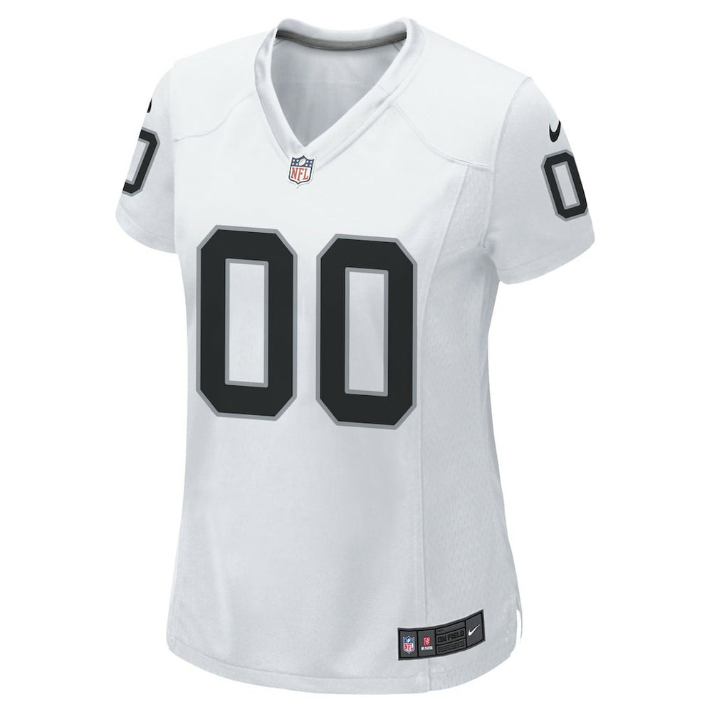 Las Vegas Raiders Women's Custom Game Jersey White