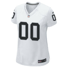 Las Vegas Raiders Women's Custom Game Jersey White