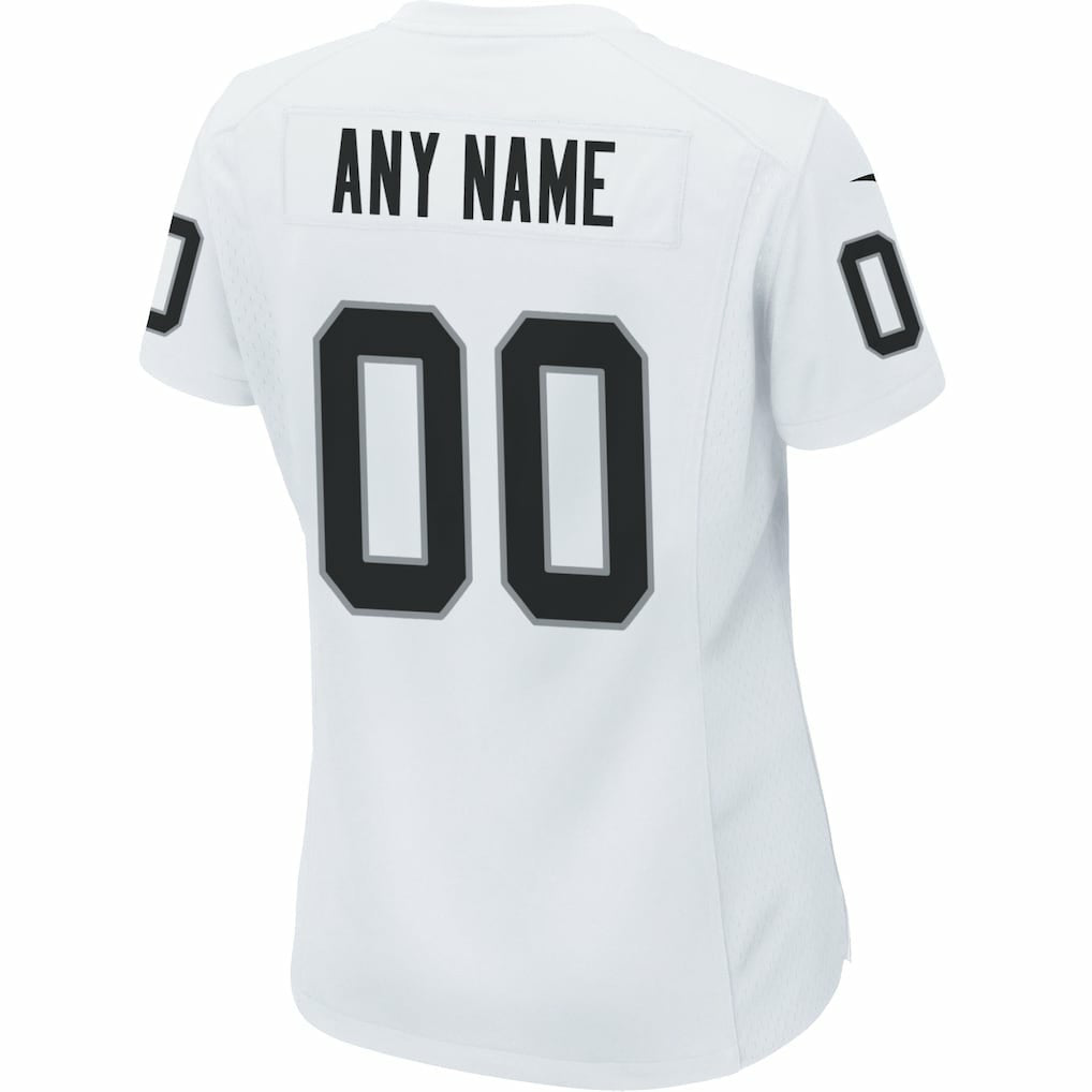 Las Vegas Raiders Women's Custom Game Jersey White