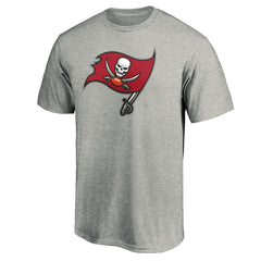 Tampa Bay Buccaneers Primary Logo T-Shirt Heather Gray