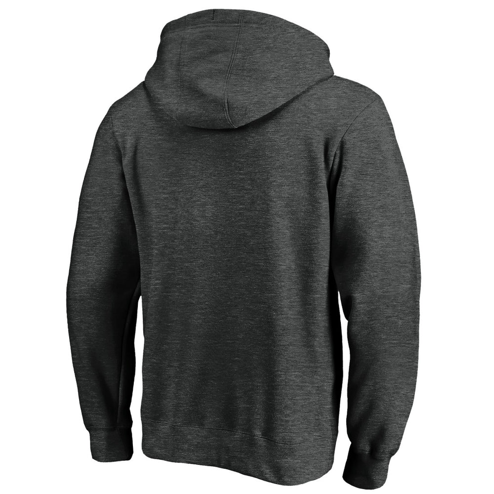 Tampa Bay Buccaneers Team Lockup Pullover Hoodie Heather Charcoal