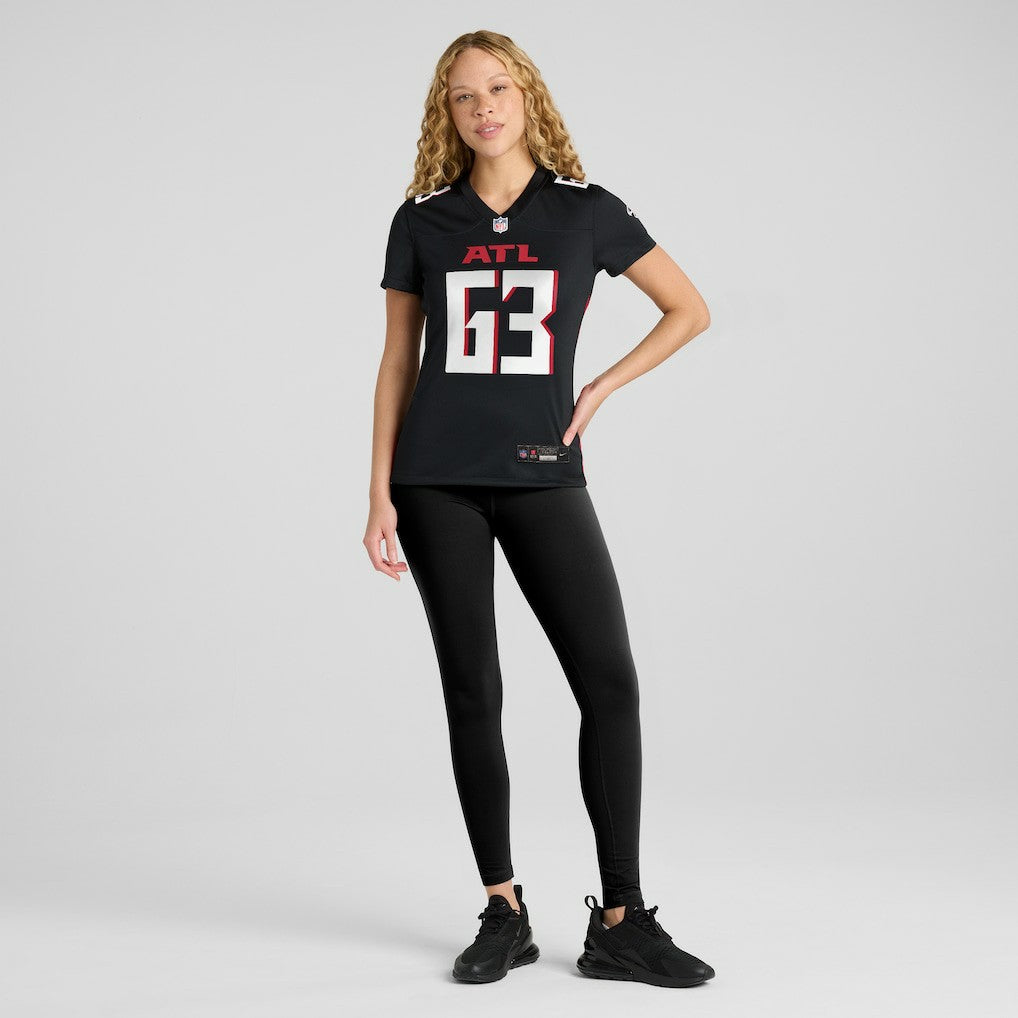 Chris Lindstrom Atlanta Falcons Women's Game Jersey Black