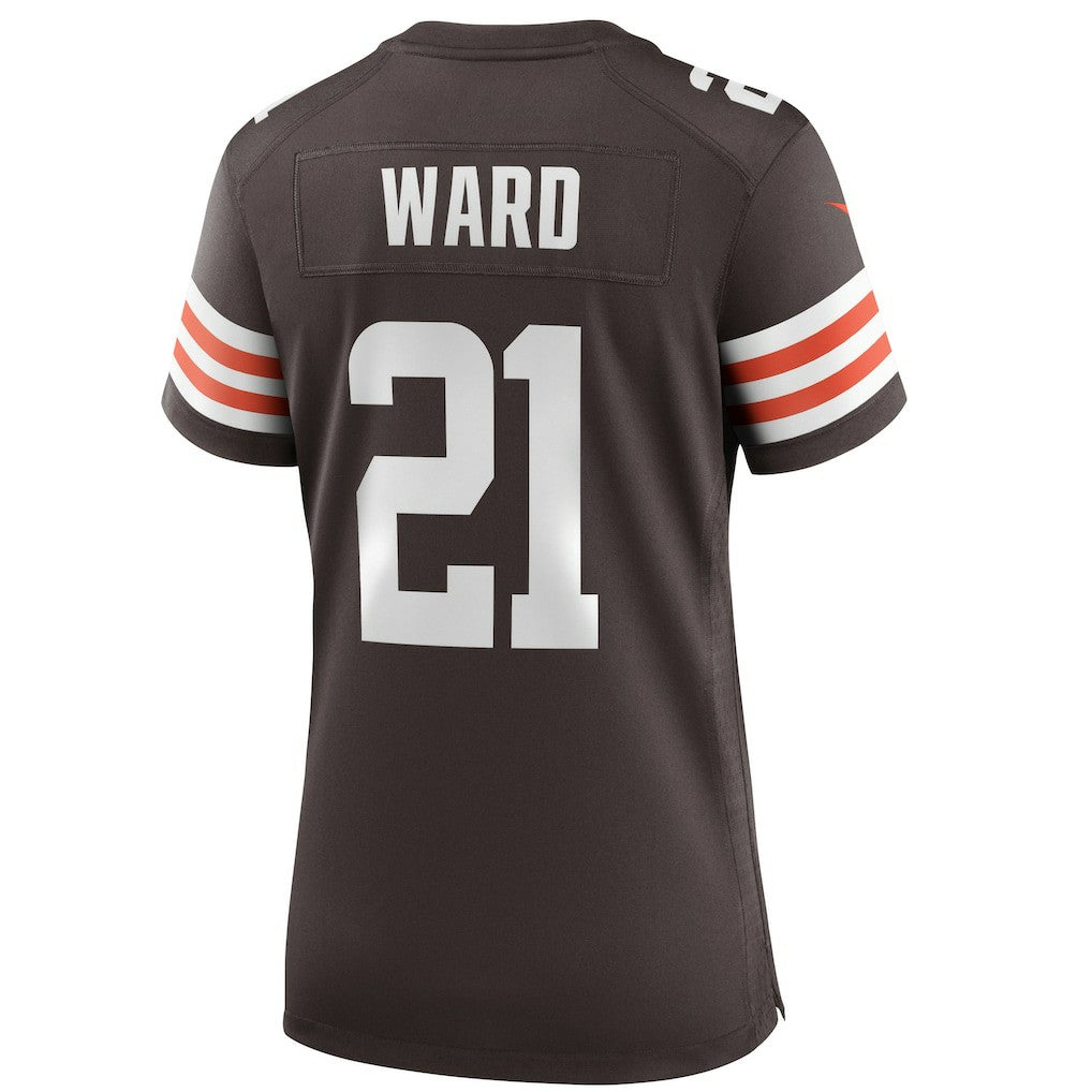 Denzel Ward Cleveland Browns Women's Player Game Jersey Brown