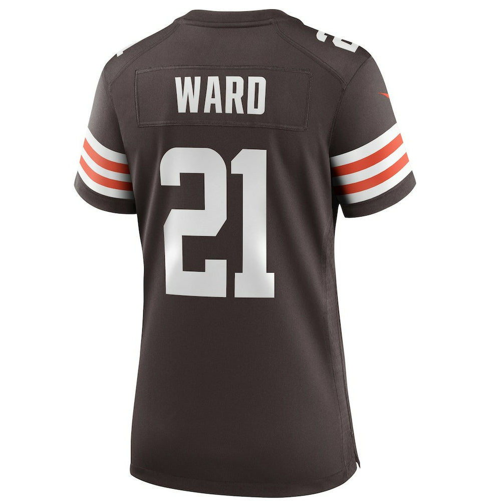 Denzel Ward Cleveland Browns Women's Player Game Jersey Brown
