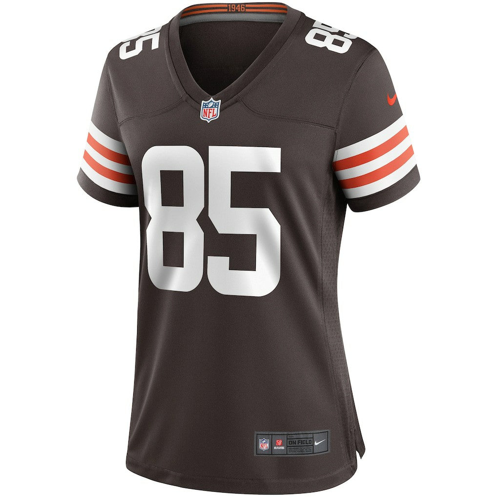 David Njoku Cleveland Browns Women's Player Game Jersey Brown