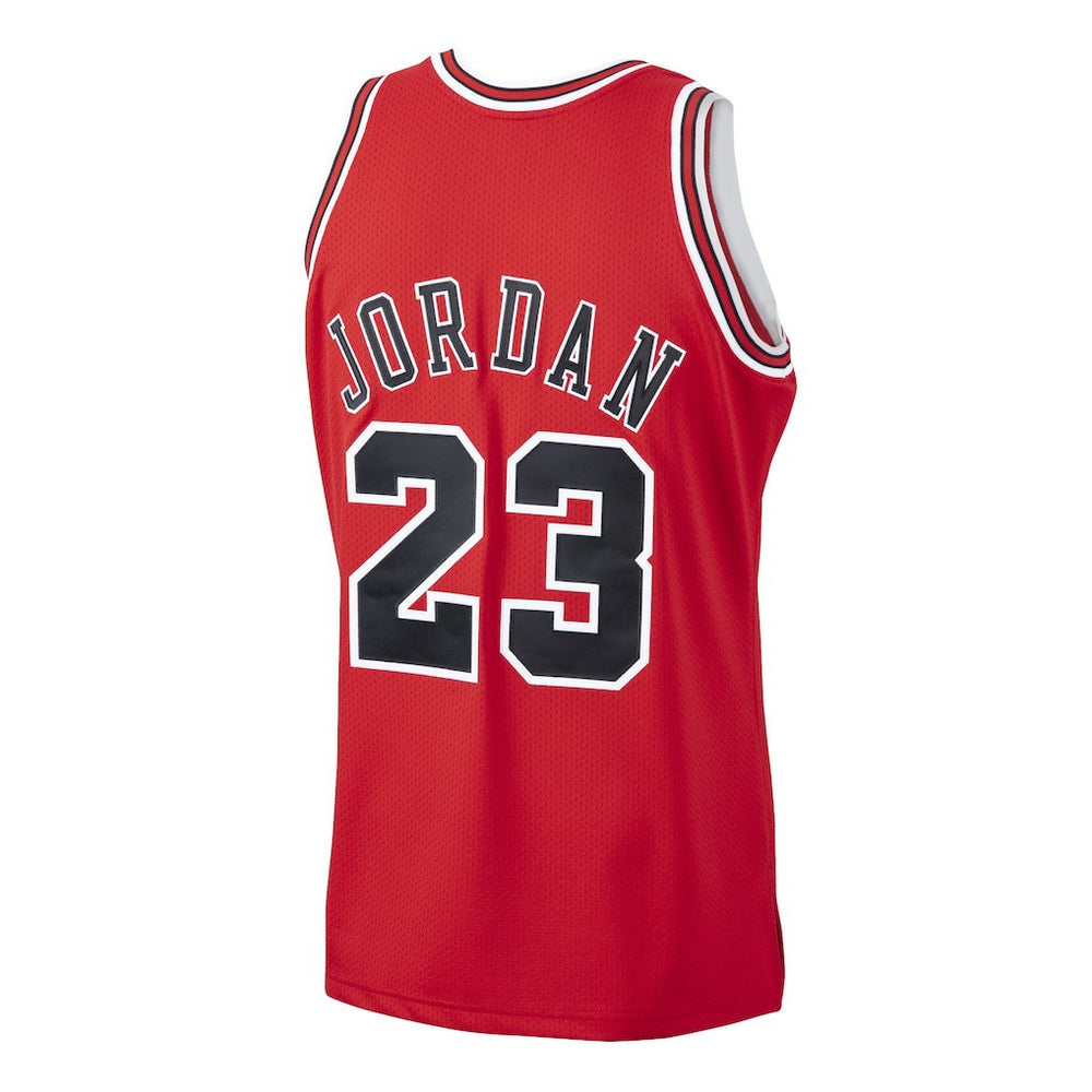 Michael Jordan Chicago Bulls 1997/98 Hardwood Classics Authentic Jersey Scarlet