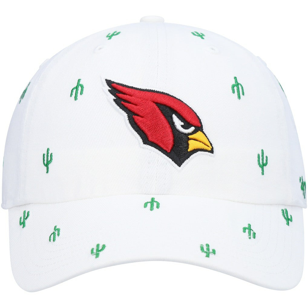 Arizona Cardinals '47 Women's Confetti Clean Up Adjustable Hat White