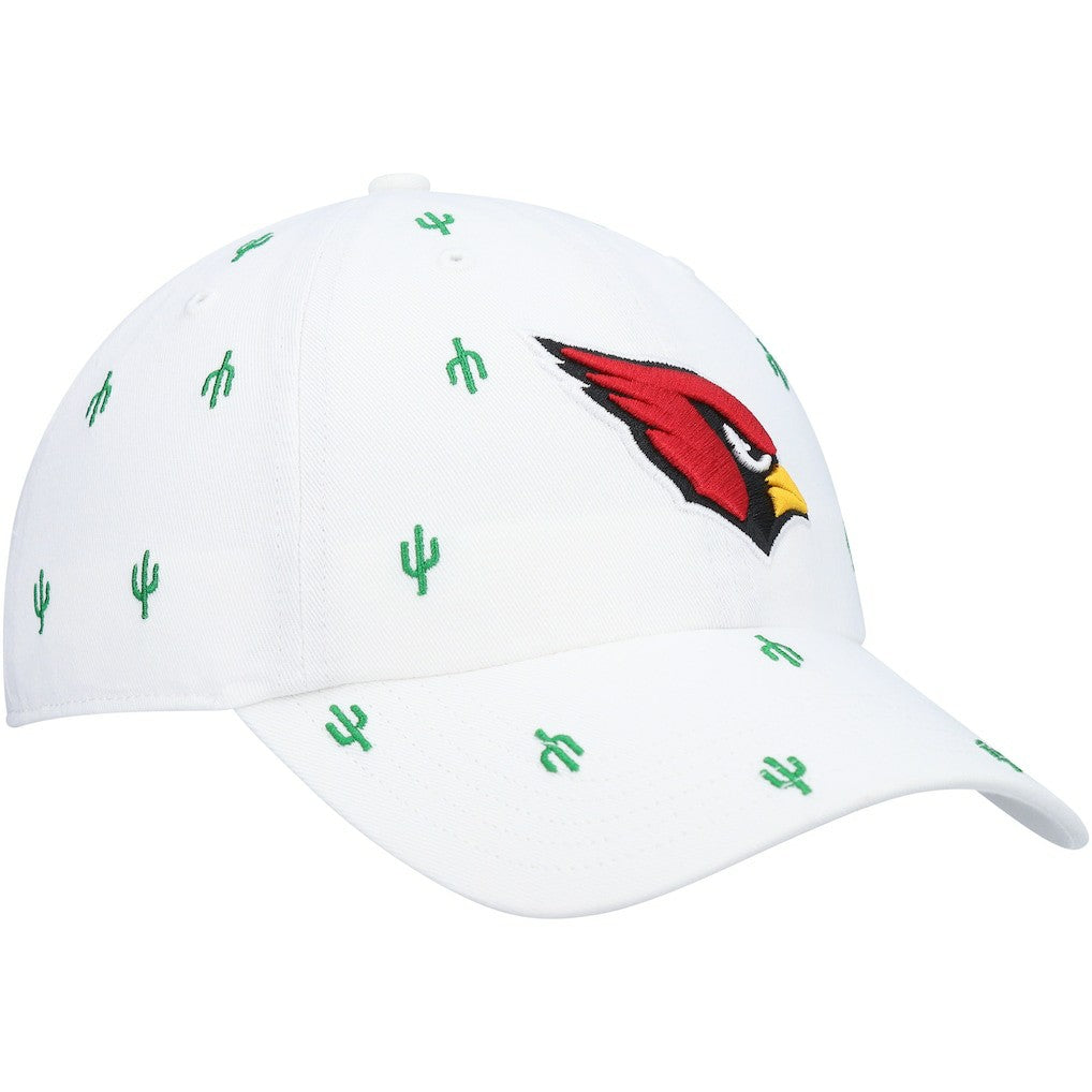 Arizona Cardinals '47 Women's Confetti Clean Up Adjustable Hat White