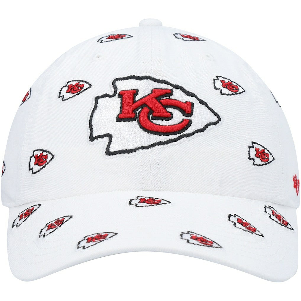 Kansas City Chiefs '47 Women's Confetti Clean Up Adjustable Hat White