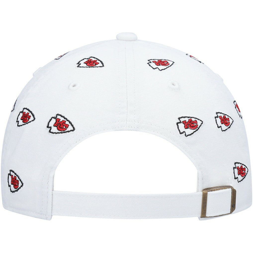 Kansas City Chiefs '47 Women's Confetti Clean Up Adjustable Hat White
