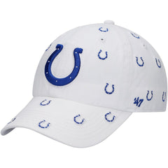 Indianapolis Colts '47 Women's Confetti Clean Up Adjustable Hat White