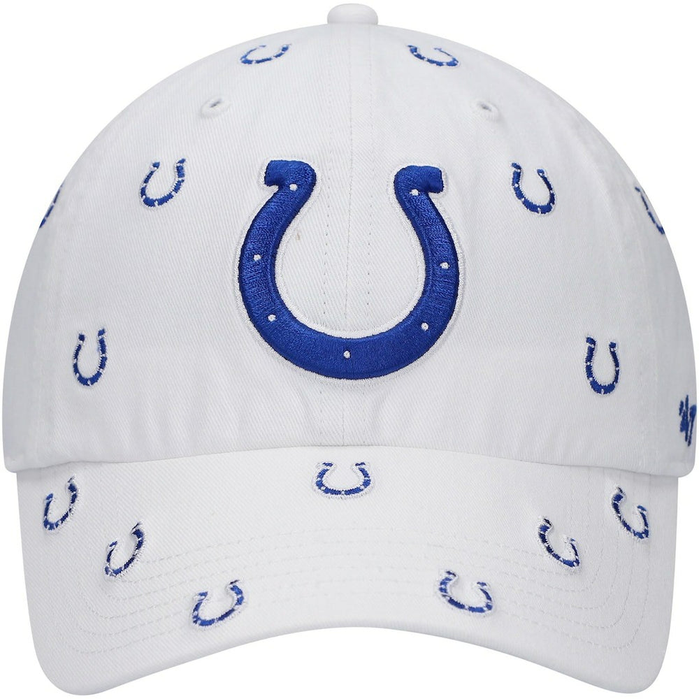 Indianapolis Colts '47 Women's Confetti Clean Up Adjustable Hat White