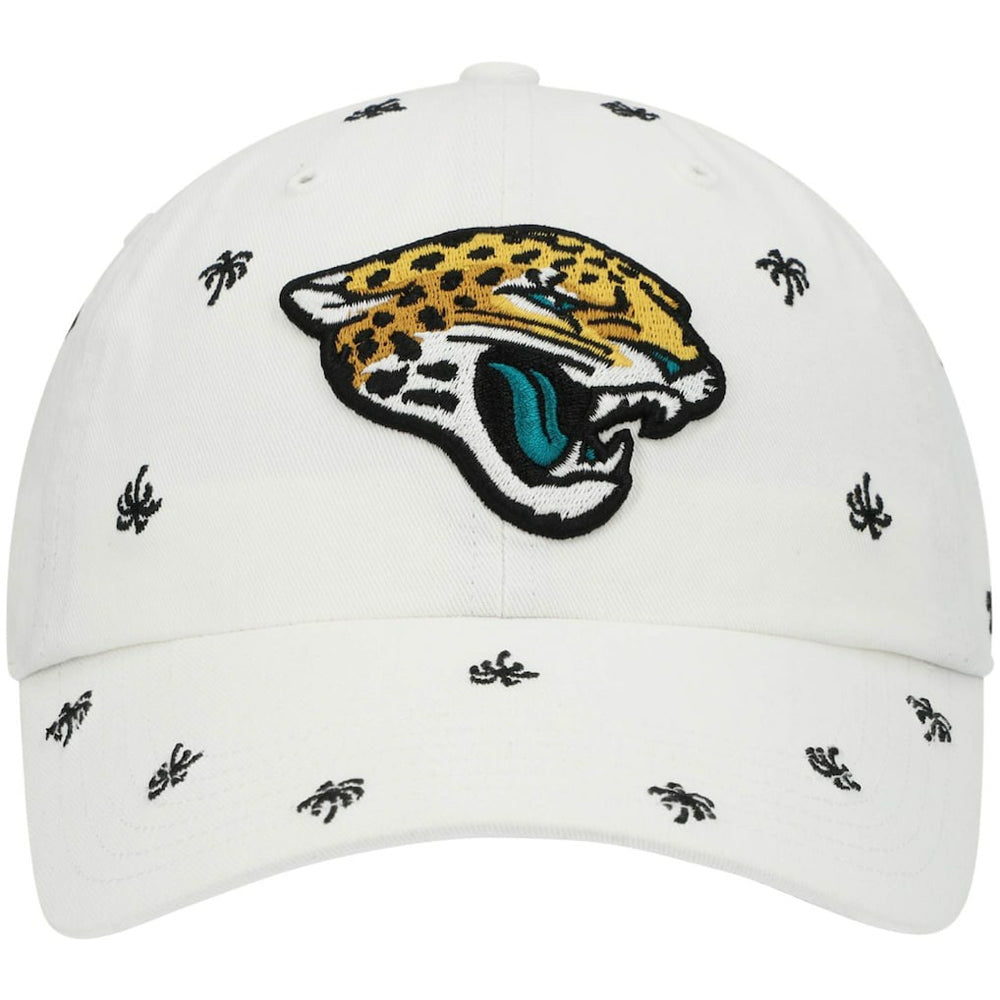 Jacksonville Jaguars '47 Women's Confetti Clean Up Adjustable Hat White