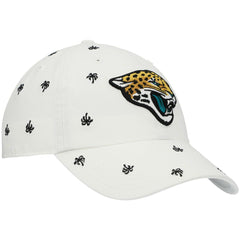 Jacksonville Jaguars '47 Women's Confetti Clean Up Adjustable Hat White