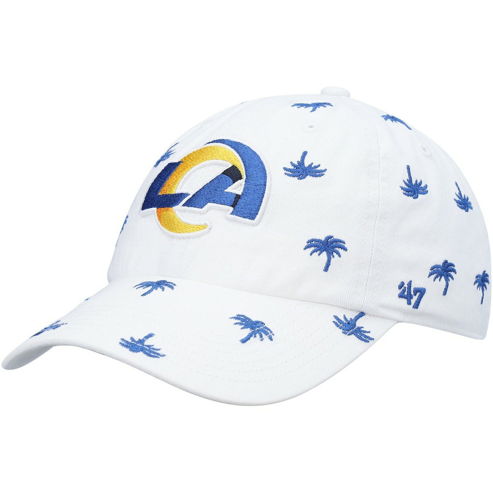 Los Angeles Rams '47 Women's Confetti Clean Up Adjustable Hat White
