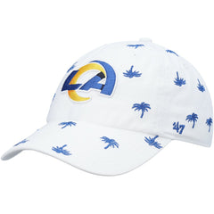 Los Angeles Rams '47 Women's Confetti Clean Up Adjustable Hat White